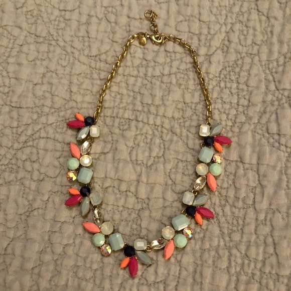 J. Crew Jewelry - J Crew Multicolored Statement Necklace